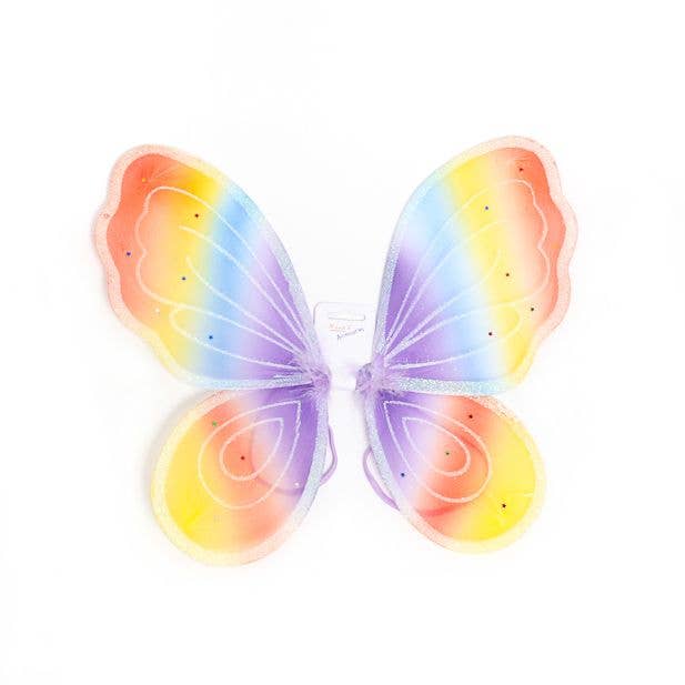Inca UK - Wholesale Costume - Kids - Rainbow Net Fairy Wings 42X34cm