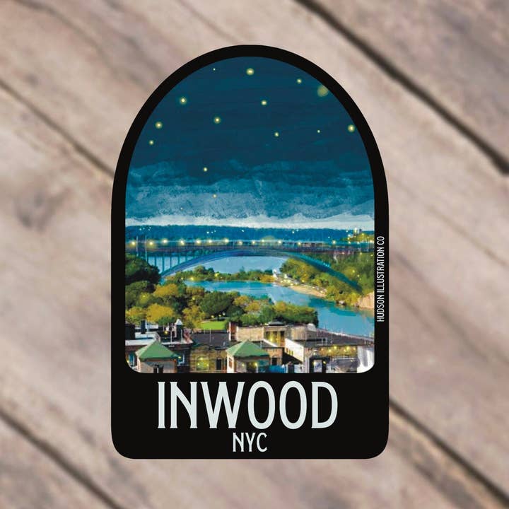 Autocolante/Íman/Impressão/Postcard de Inwood Manhattan Nova Iorque por atacado de About Town Co