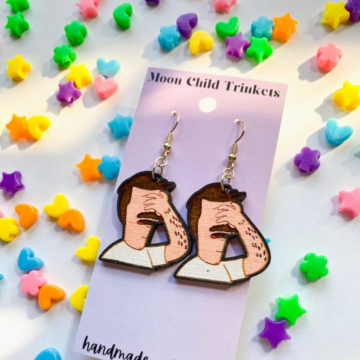 Moon Child Trinkets - Wholesale Dangle earrings - Bobs Burgers Bob Earrings - Pop Culture Jewelry0
