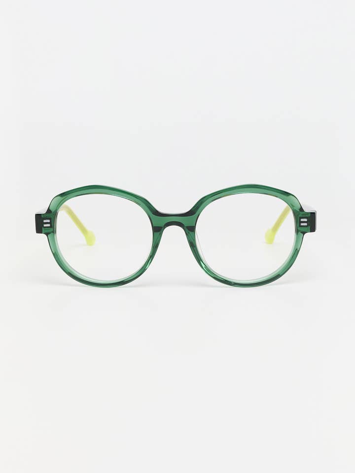 Optical Frames Bicolor Shiny Green/ Shiny Yellow for wholesale by TIWI