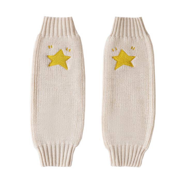 Cozy Leg/Hand Warmer Cream for wholesale by Knit Planet