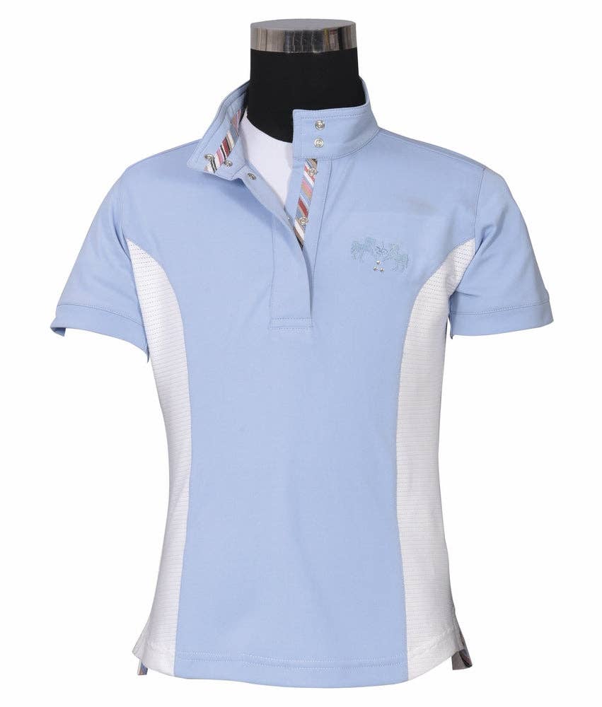 JPC Equestrian – wholesale T-shirt – Kids – Equine Couture Children's Cara Short Sleeve Show Shirt4