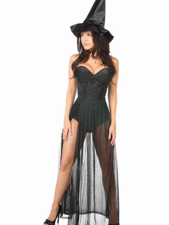 Daisy Corsets - Vendita all'ingrosso Costume di carnevale - Donna - Costume corsetto da strega cattiva per 3 pezzi