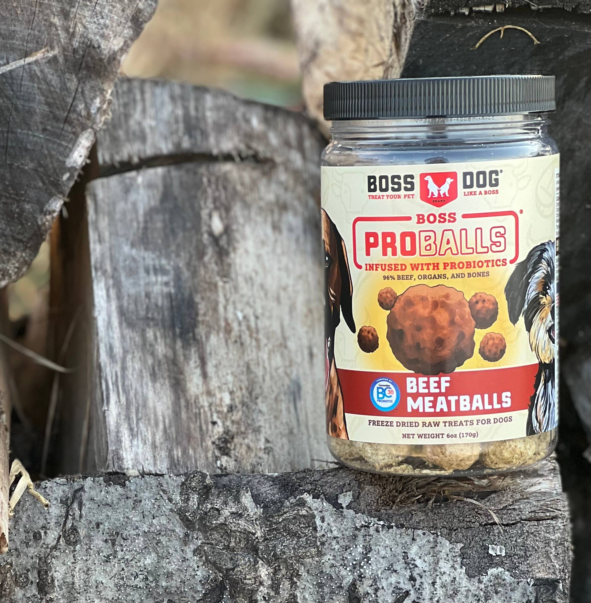 BOSS DOG BRAND, INC. - Wholesale Pet Treats - Dog - Boss Dog Proballs - Beef (6 oz)3