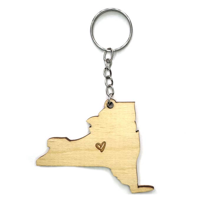 New York Heart Keychain for wholesale by SnowMade