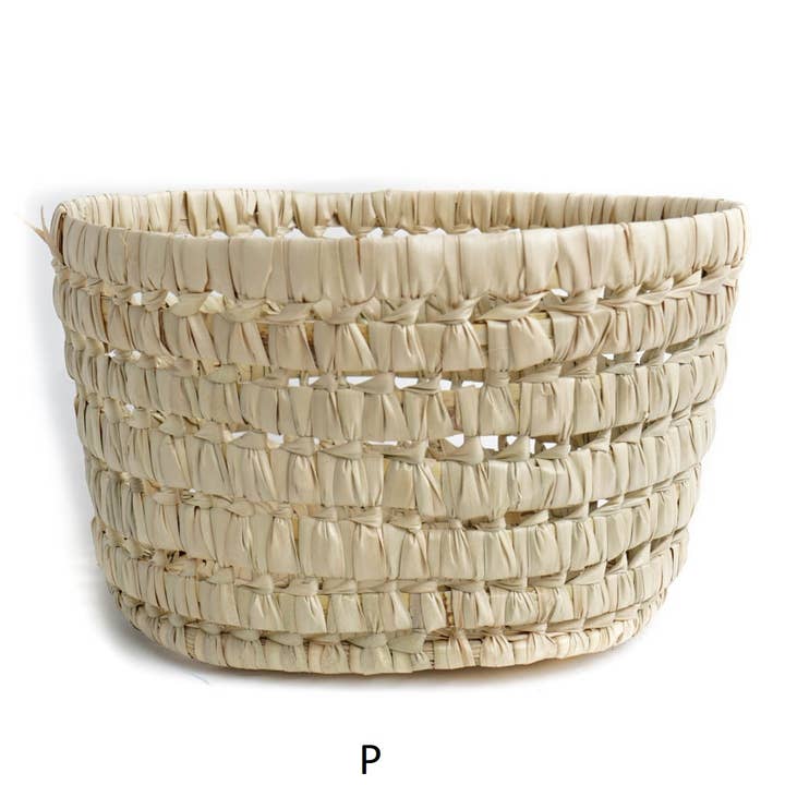 High crafty – wholesale Basket – Handcrafted Simple Round Basket – Natural Palm – Christmas 7