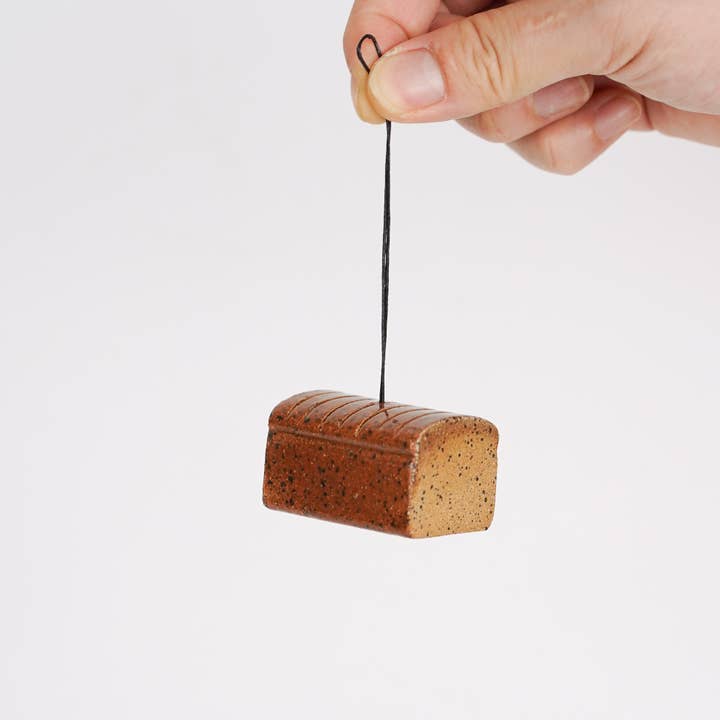 Loaf of Bread Ornament for wholesale by Collin Garrity