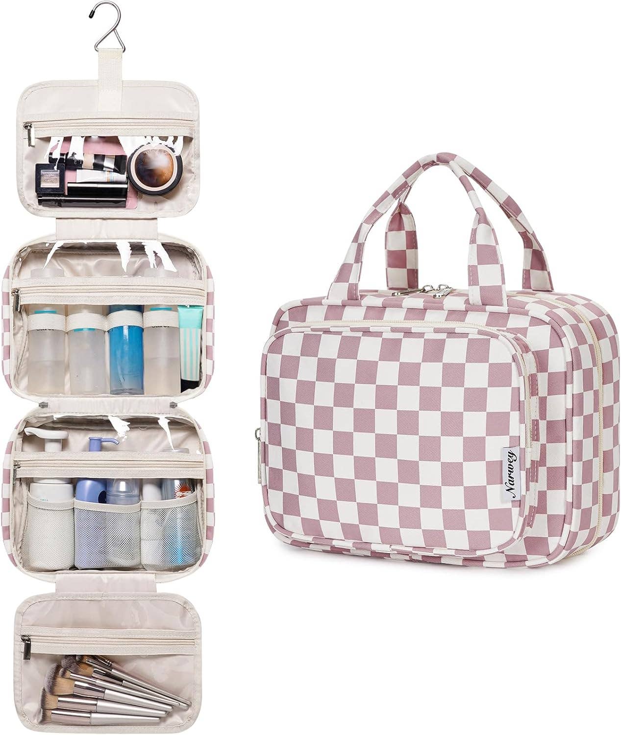 wandf – Großhandel Schmink-/Kosmetiktasche – Hängender Kulturbeutel für Frauen Reise-Make-up-Tasche116