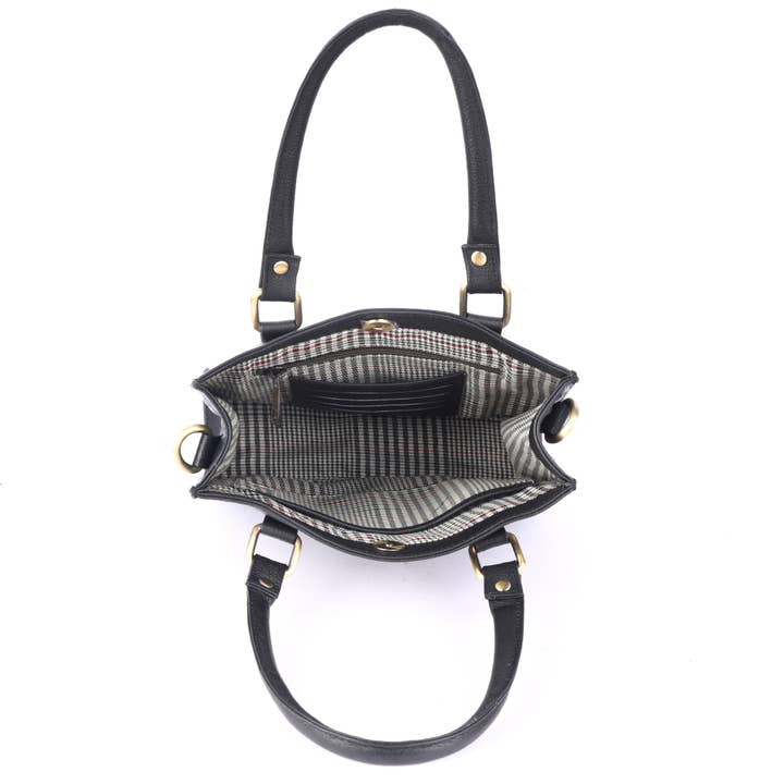 Alta Quero - Wholesale Crossbody Bag - Women's - Genuine Leather Crossbody Purse – Black - Retailer Favorite5