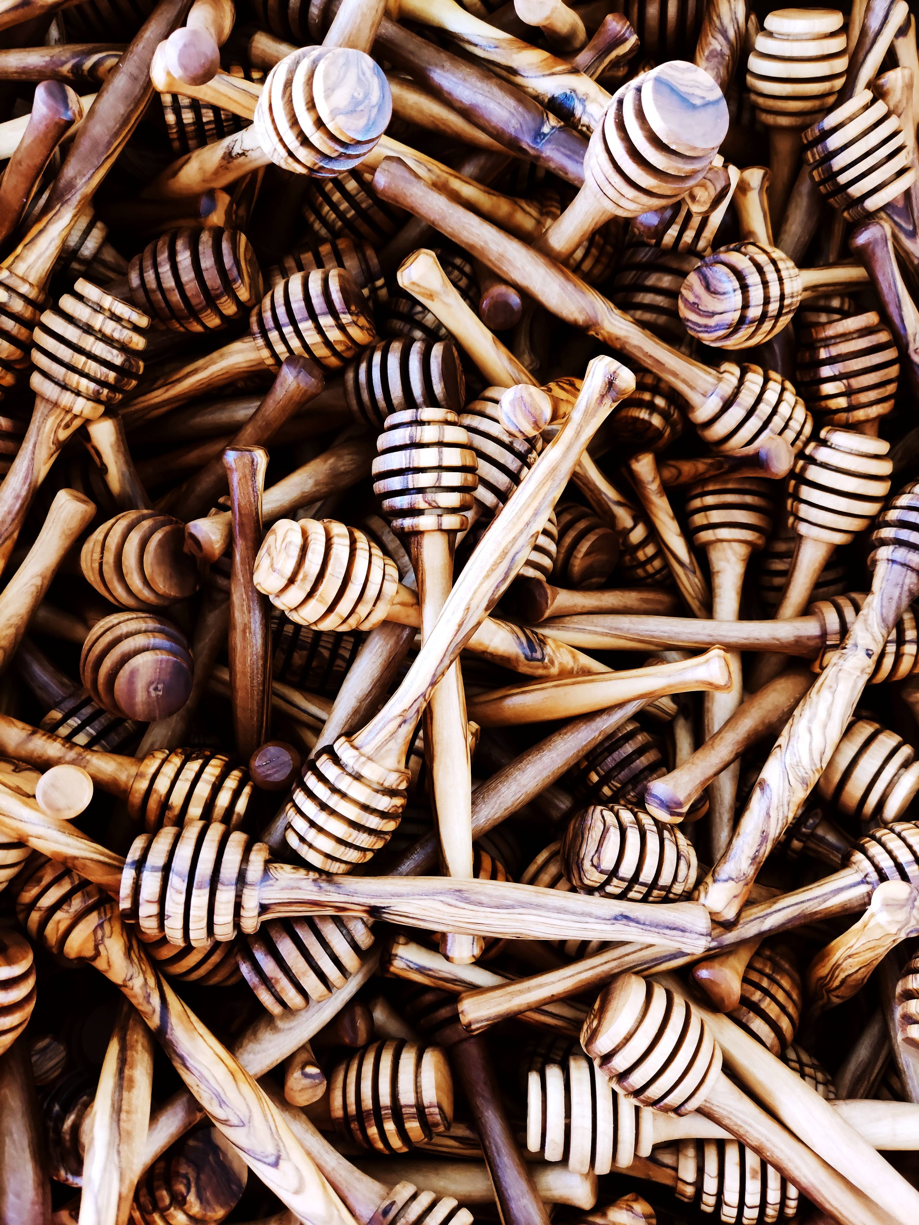 TESELA NATURA, S.L. - Wholesale Honey Dipper - TESELA Olive wood toothpick2