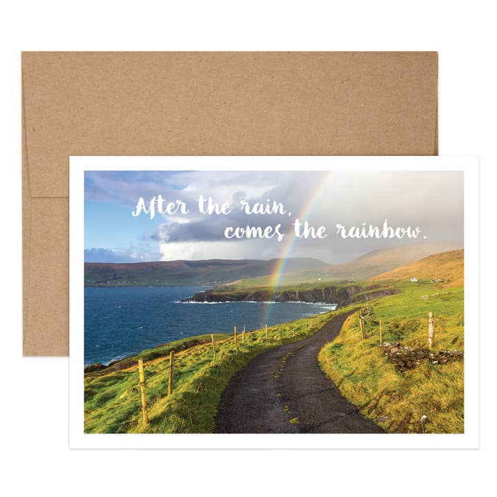 Salty Dog Publishing - Wholesale Sympathy Card - Rainbow Sympathy Recycled Paper Sympathy Card