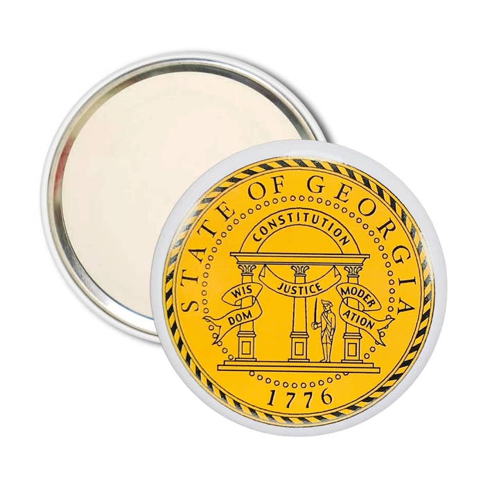 Purse Mirror - State Seal Georgia - USA for wholesale by Worldwide Souvenirs