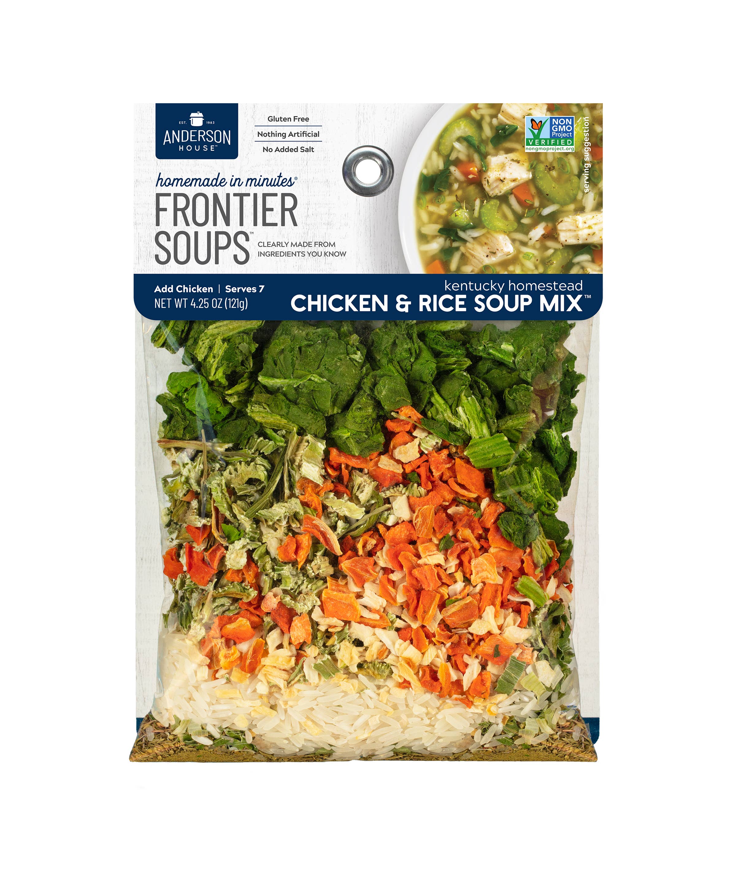 Anderson House | Frontier Soups - Wholesale Soup - Kentucky Homestead Chicken & Rice Soup Mix