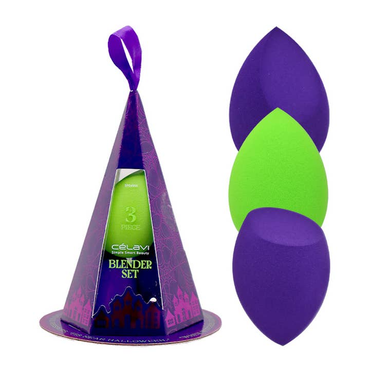 PINEAPPLE Beauty - Wholesale Makeup Sponge/Blender - Celavi SP048W Halloween Blender Sponge Set - 120