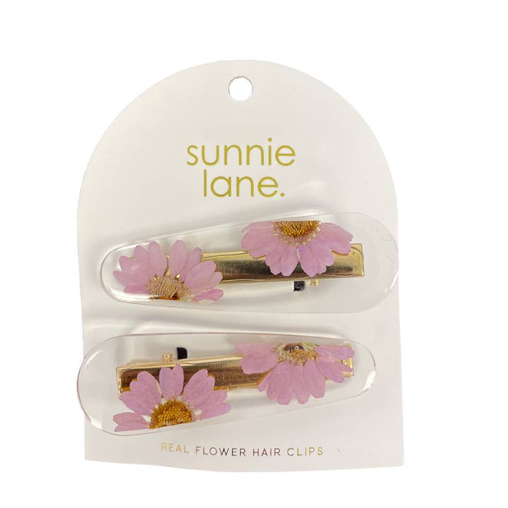 Sunnie Lane - Wholesale Hair Clip - Women's - Flower Hair Clip - Real Pressed Flowers