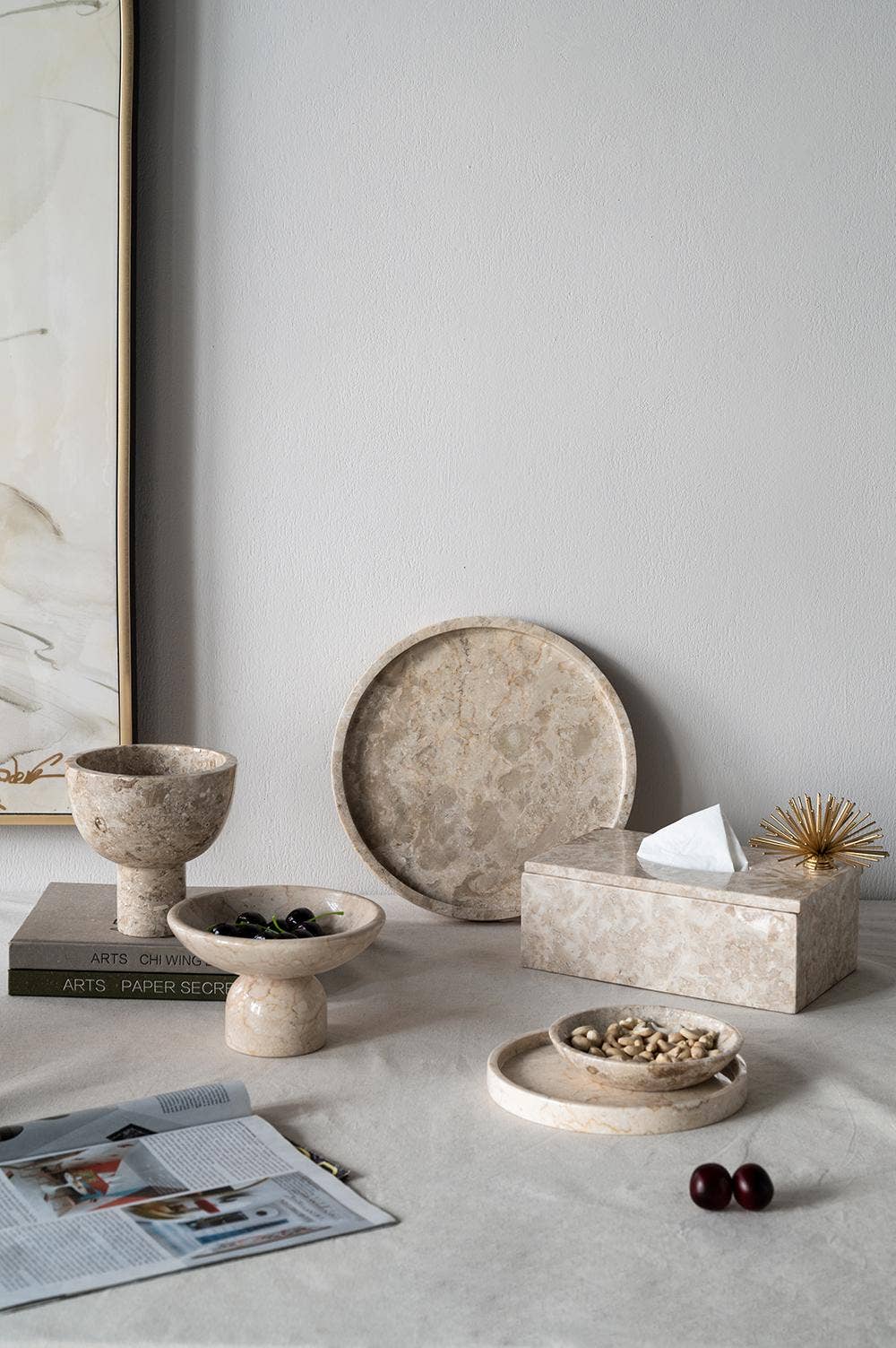 A&B Home Group Inc. - Wholesale Charger Plate - 12x12x1" Marble Elegance Plate8