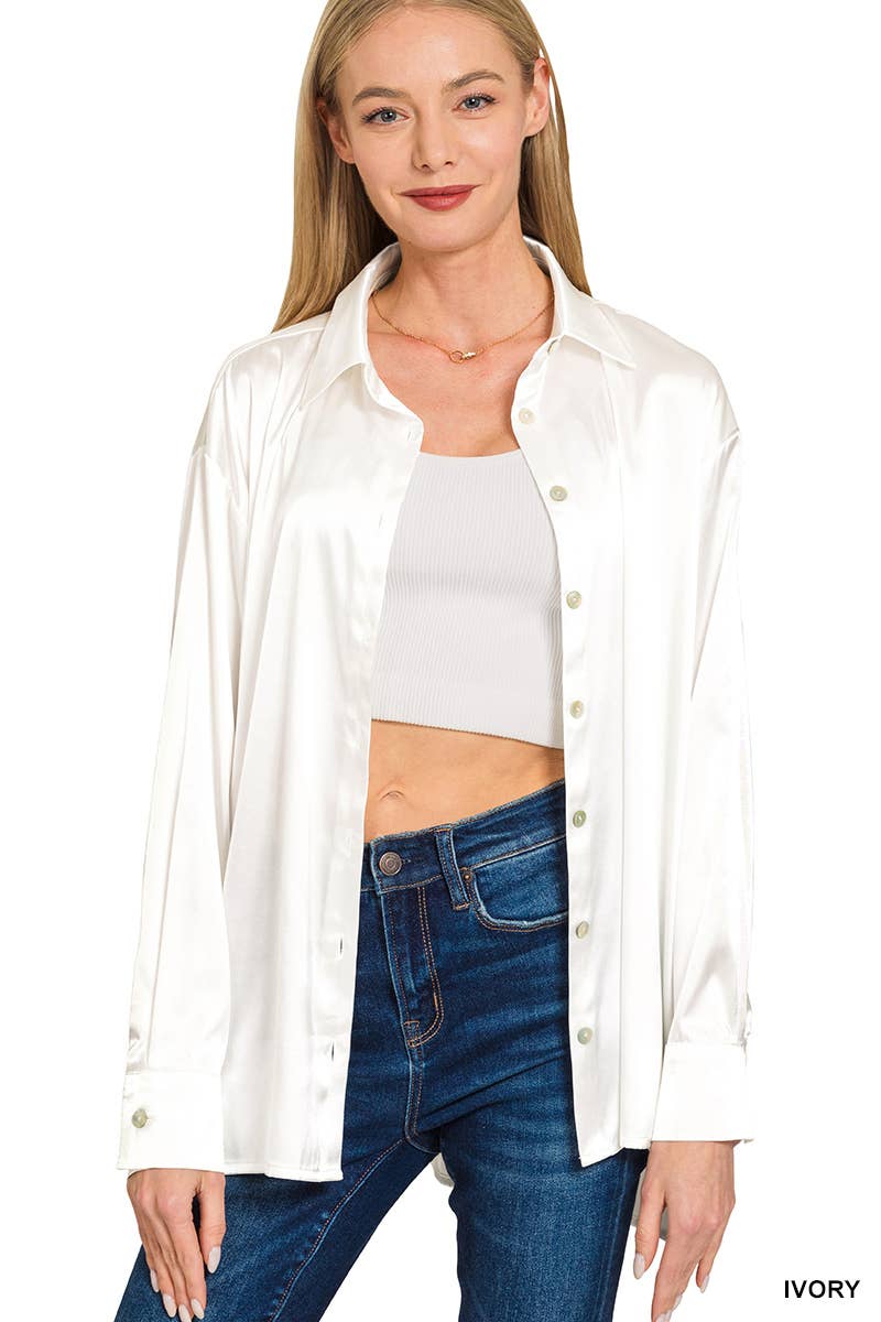 42POPS – Großhandel Hemd mit Button-down-Kragen – Damen – „,.._ Satin-Knopf-Down-Hemden8