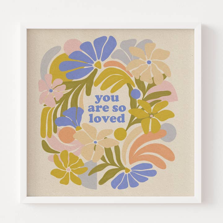 Sei così amato - Stampa per la vendita all'ingrosso da parte di The SoulShine Co.
