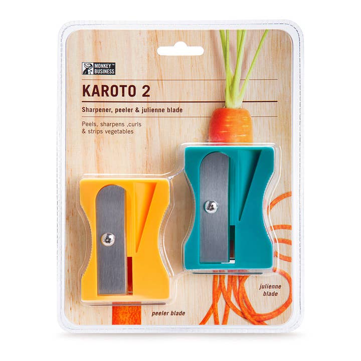 Monkey Business Design USA LLC - Wholesale Kitchen Tool/Gadget - Vegetable Peeler & Julienne Set | Karoto 24