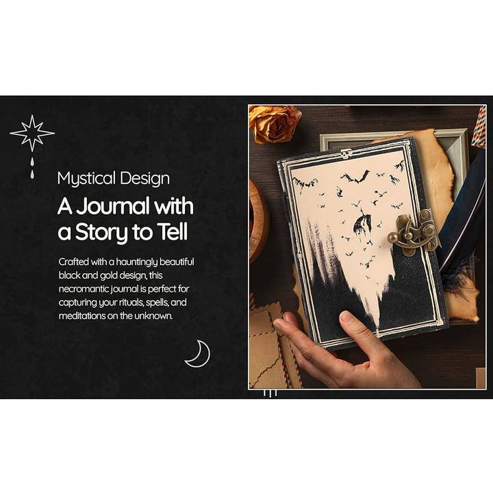 Tuzech Leather – wholesale Journal och dagbok – TUZECH läderklätt anteckningsbok med grimoirestil och ojämna kanter för män och kvinnor115