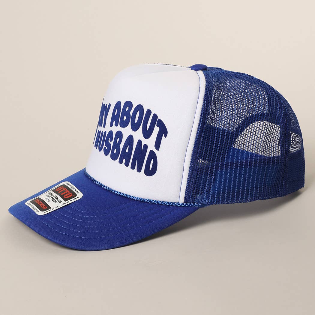 Fashion City – wholesale Truckerkeps – Unisex – Förlåt för min fru&man meshkeps51