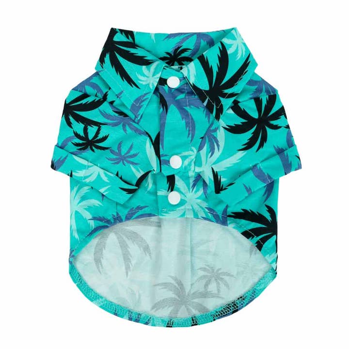 Chemise pour chien Palmier tropical noix de coco pour la vente par Fitwarm