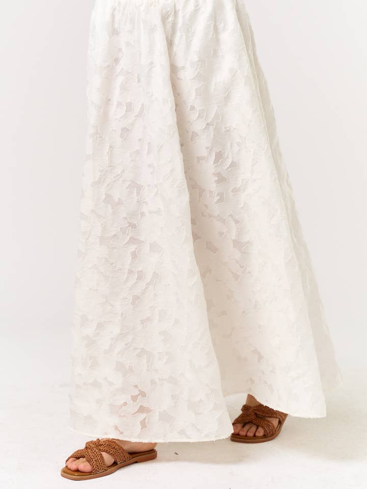 Jupe Maxi Jacquard ILK5655 pour la vente par Lalavon