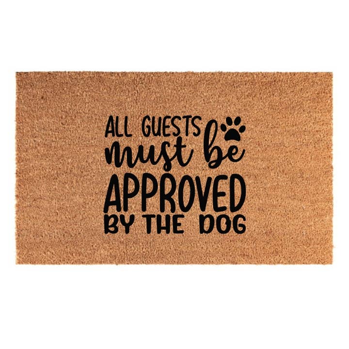 Felpudo de Bienvenida para Perros - Alfombra de Fibra Natural de Coco para venta al por mayor de Knot Creatives