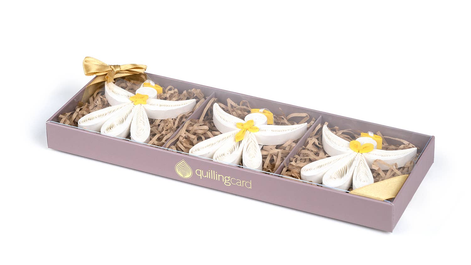 Quilling Card – wholesale Prydnadsset – Quilled ängel ornament Box Set5
