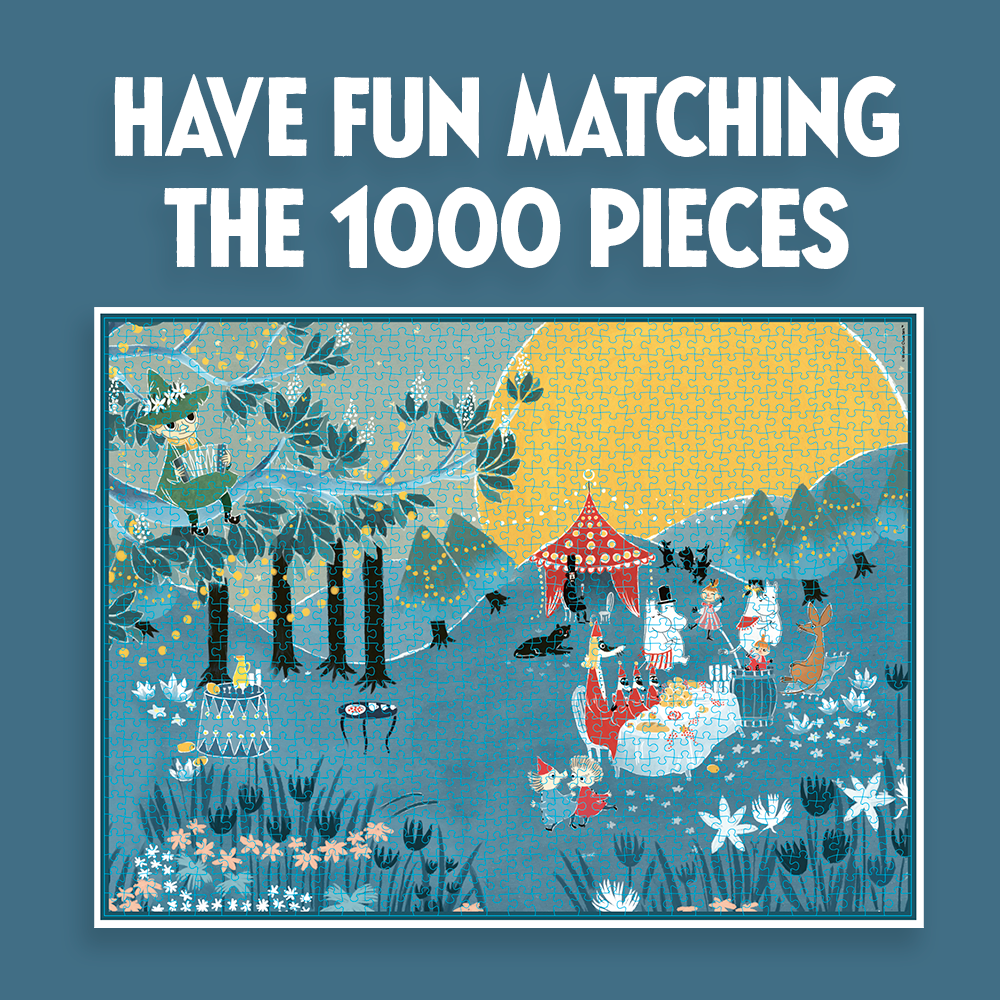 Barbo Toys - Vendita all'ingrosso Puzzle - Bambini - Puzzle d'arte Moomin - 1000 pezzi - Blu5