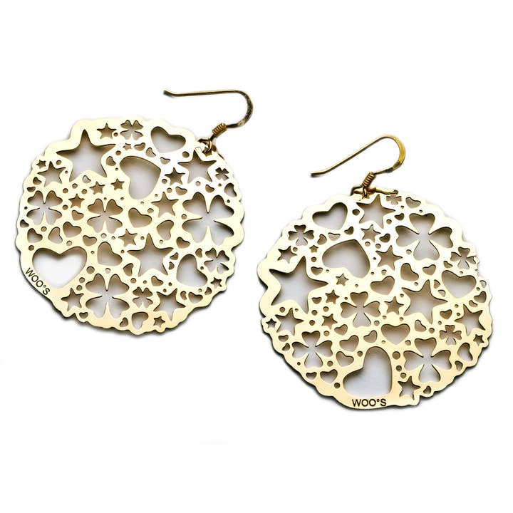 Boucles d'oreilles Miracle pour la vente par Woo's pure feelings