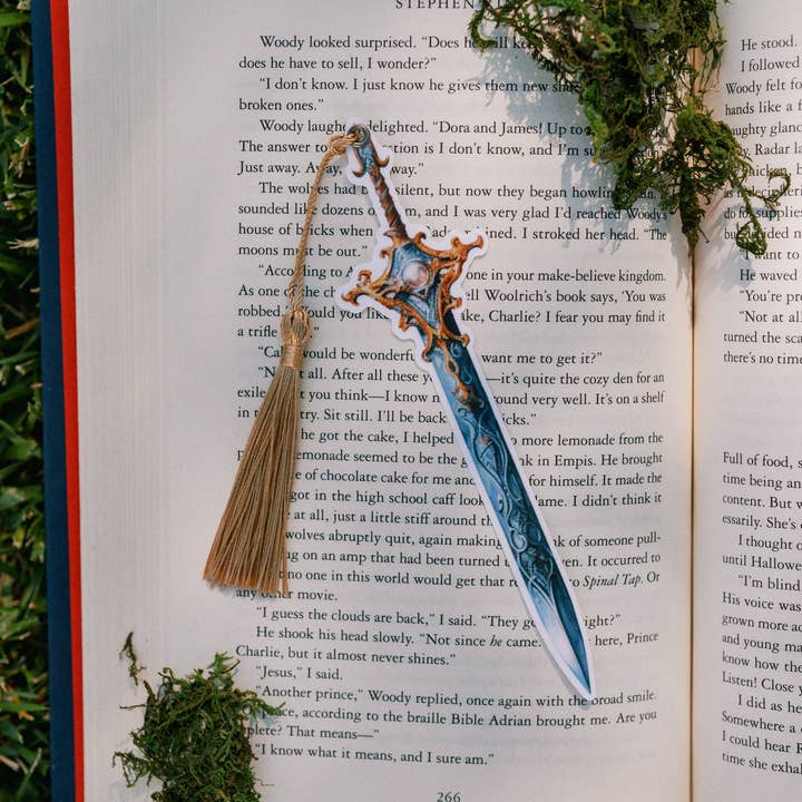The Bookish Atelier - Wholesale Bookmark - Golden Dawn Sword Bookmark