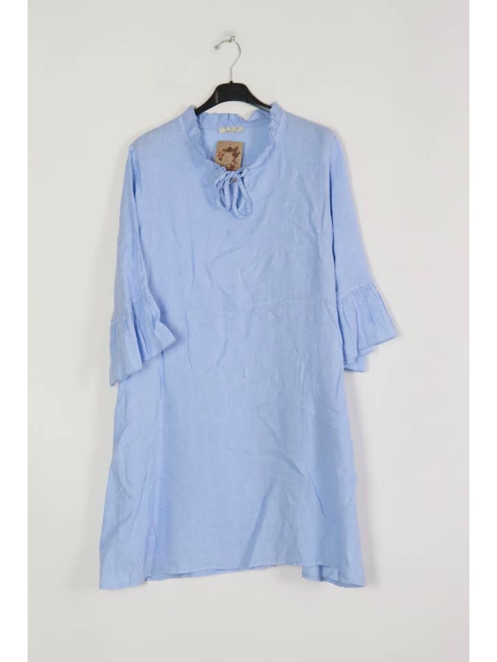 LÉA & LUC - Wholesale Dress - Women's - Short dress in 100% linen REF.134418