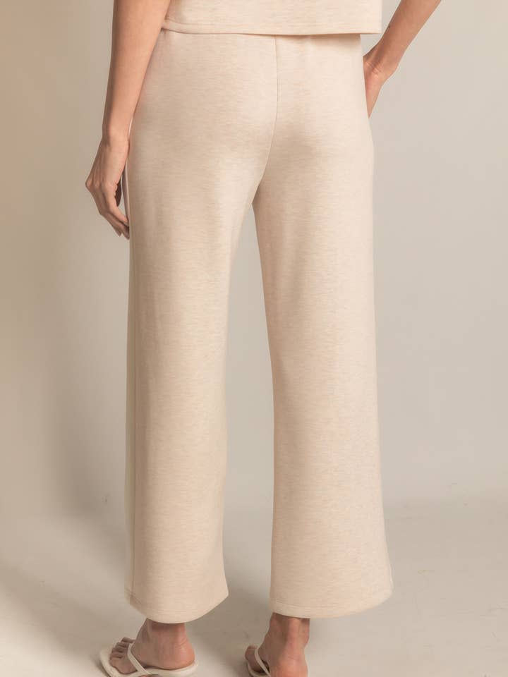 P. CILL - Vente Pantalon – femme - Pantalon à jambes larges P. CILL Butter Modal à rayures latérales76