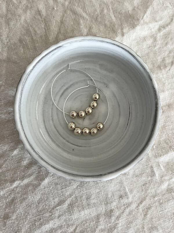 Earrings Hoop silver. for wholesale by Jewelry By Elina Dahl