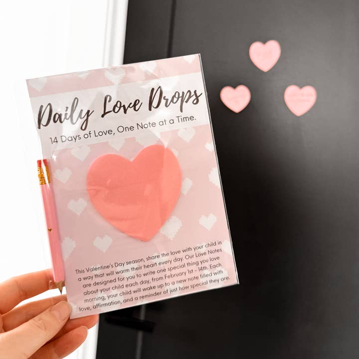Daily Love Drops - Valentine's Day Love Notes for wholesale by 54+Pine