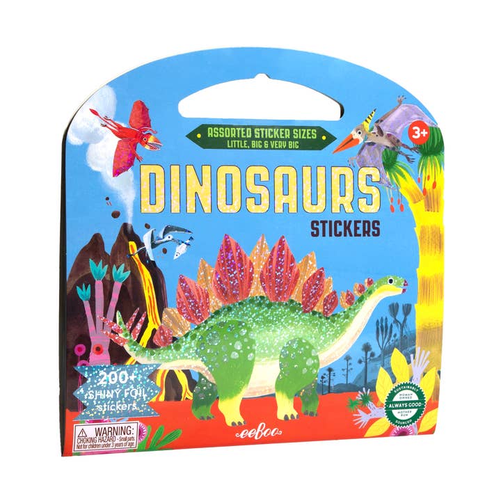 eeBoo - Wholesale Sticker - Kids & Baby - Dinosaurs Shiny Stickers0