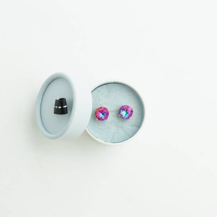 Violet & Brooks - Wholesale Stud/Post Earrings - Crystal Powder Boxed Earring13