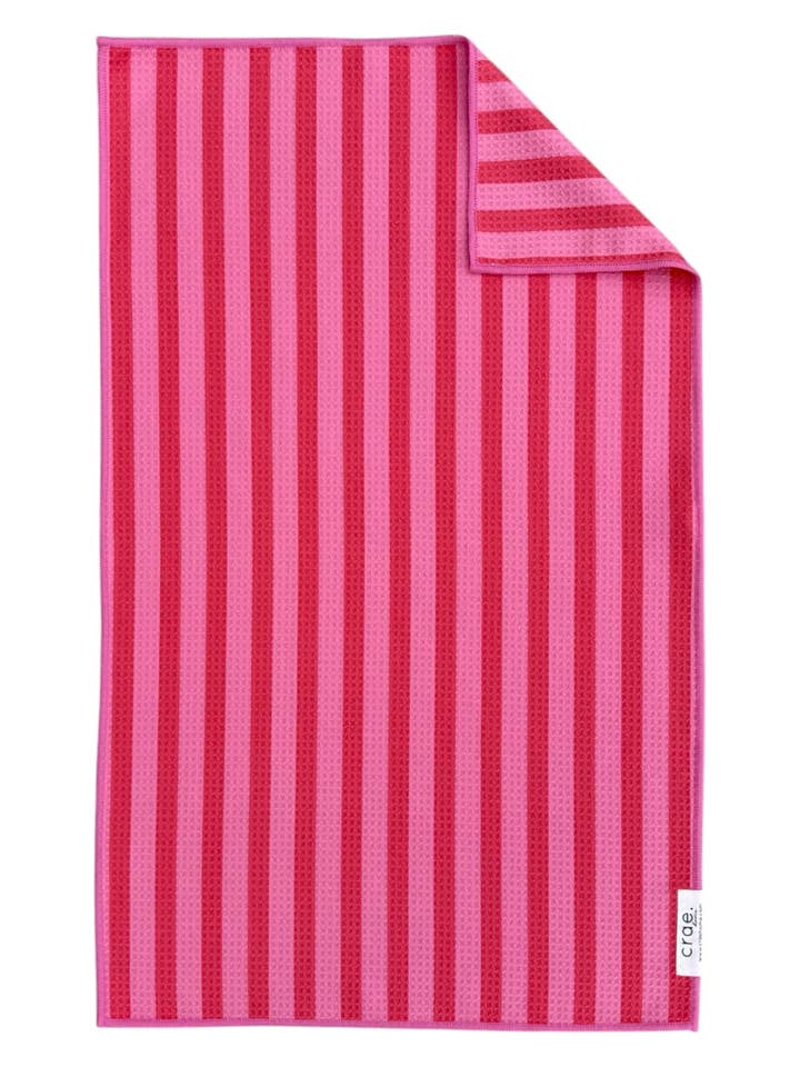 Pink Licorice: Double-Sided Hand Towel for wholesale by Crae.Home