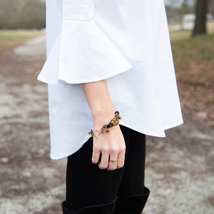 Mainstreet Collection - Vendita all'ingrosso Bracciali a catena e a maglie - Bracciale Tortoise Link1