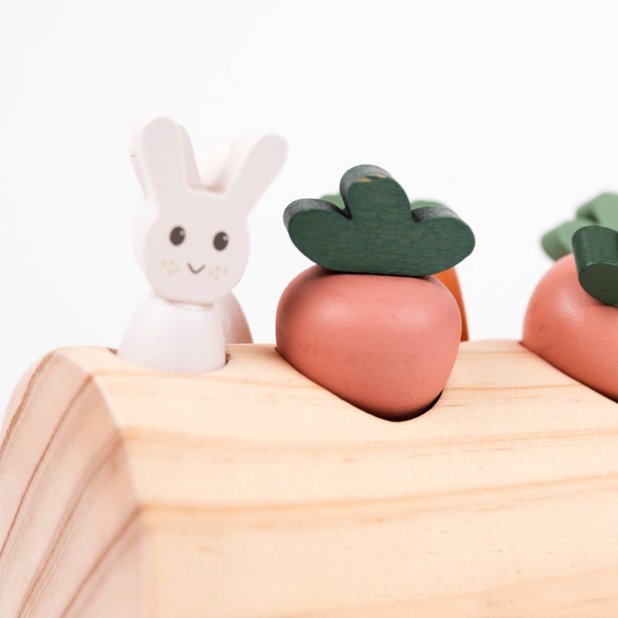 Egmont - Wholesale Wood Toy - Kids - Rabbit and Vegetables Log9
