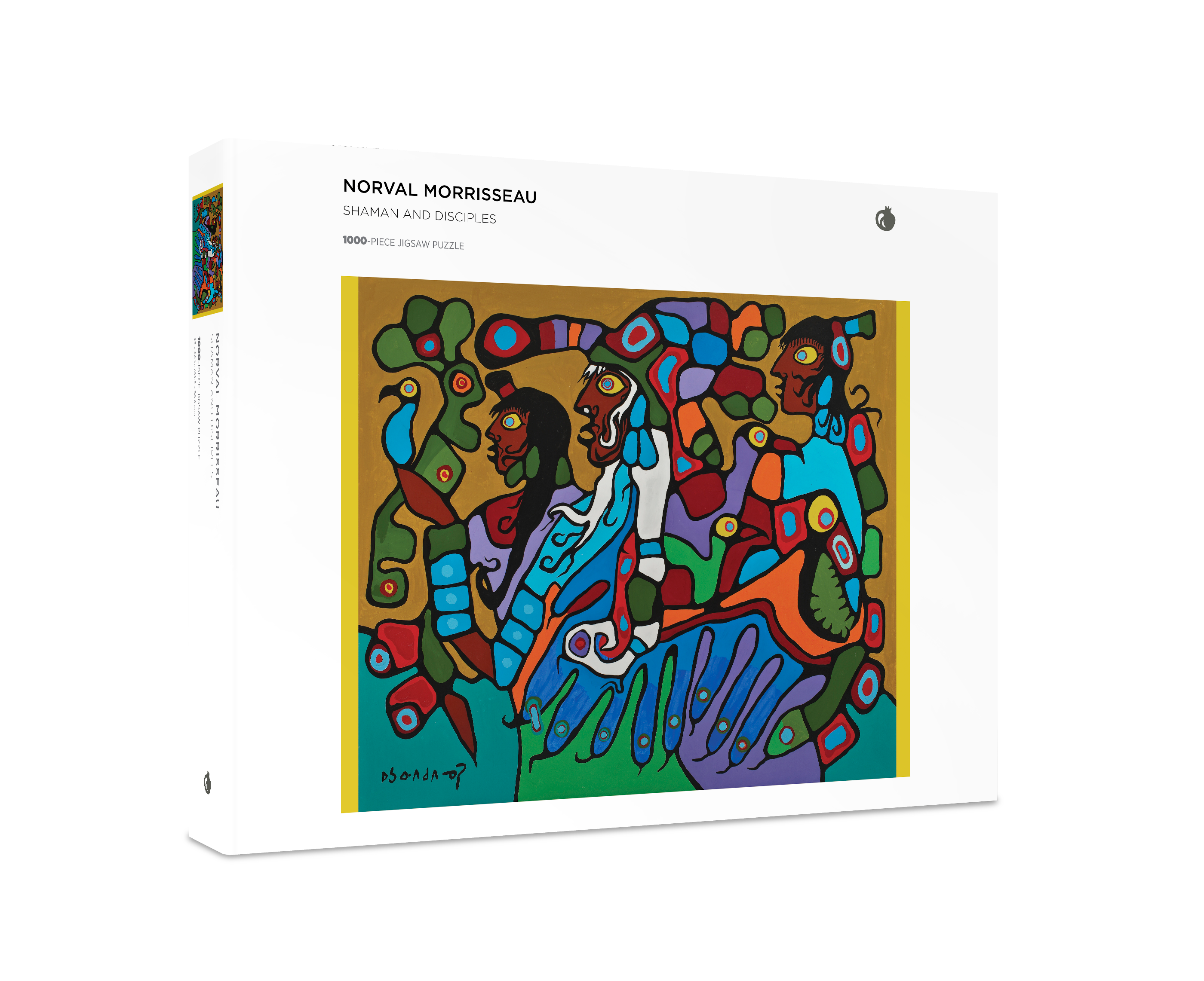 Pomegranate - Vente Puzzle – adulte - Norval Morrisseau : Chaman et Disciples Puzzle de 1000 pièces0