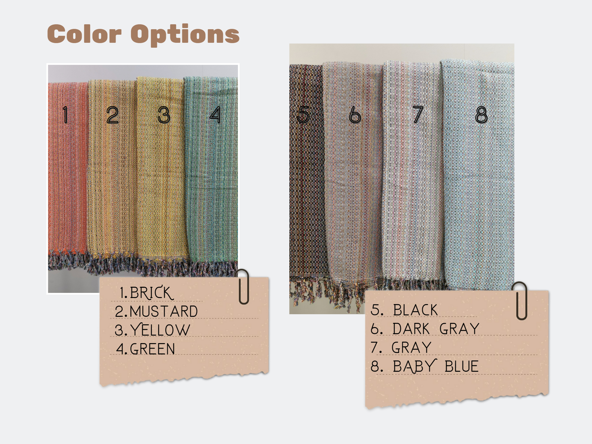 Buluty - Wholesale Throw Blanket - Multicolor Turkish Cotton Throw Blanket Towel, Peshtemal0