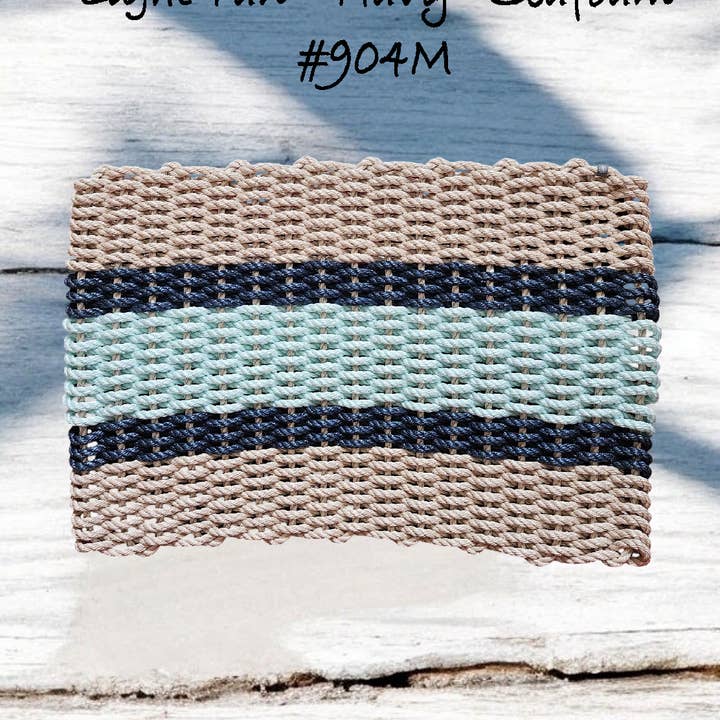 904 Die "Original" handgefertigte gewebte Maine-Hummerseil-Fußmatte für den Großhandel von Maine Rope Mats