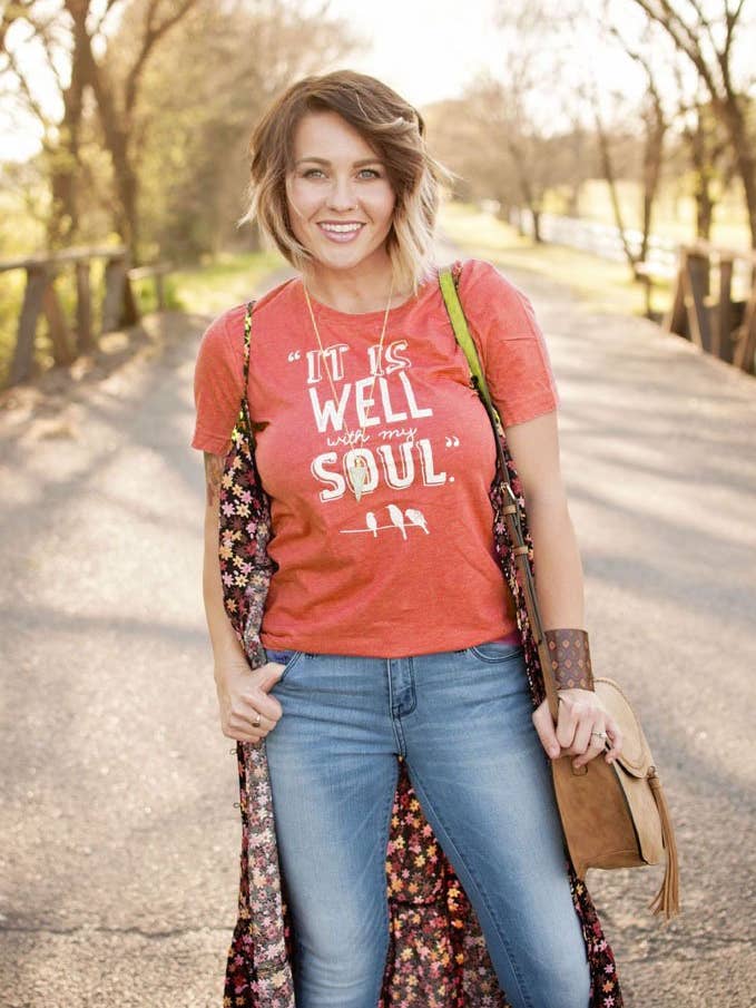 It Is Well With My Soul | Maglietta Christian | Ruby's Rubbish® per la vendita all'ingrosso da parte di Ruby’s Rubbish