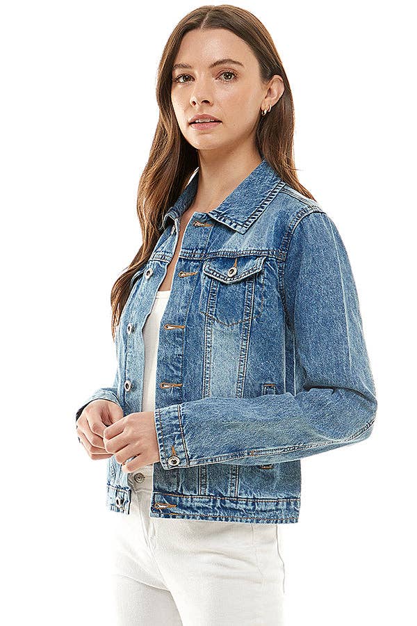 BLUE AGE - Vendita all'ingrosso Giacca di jeans - Donna - Giacca in denim casual da donna6
