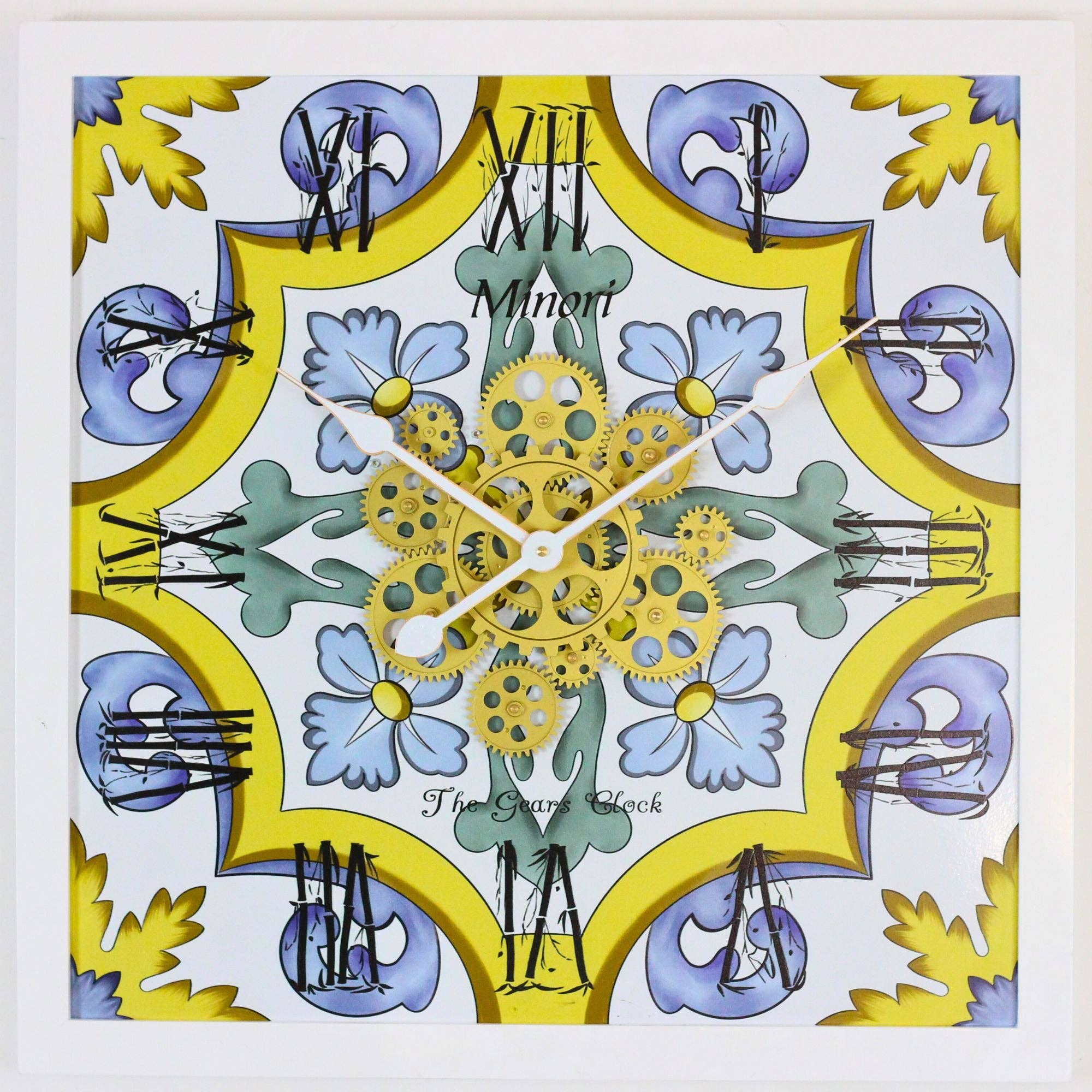 The Gears Clock - Wholesale Wall Clock - ITALY LINE WALL CLOCK SQUARE 24 INCH MINORI8