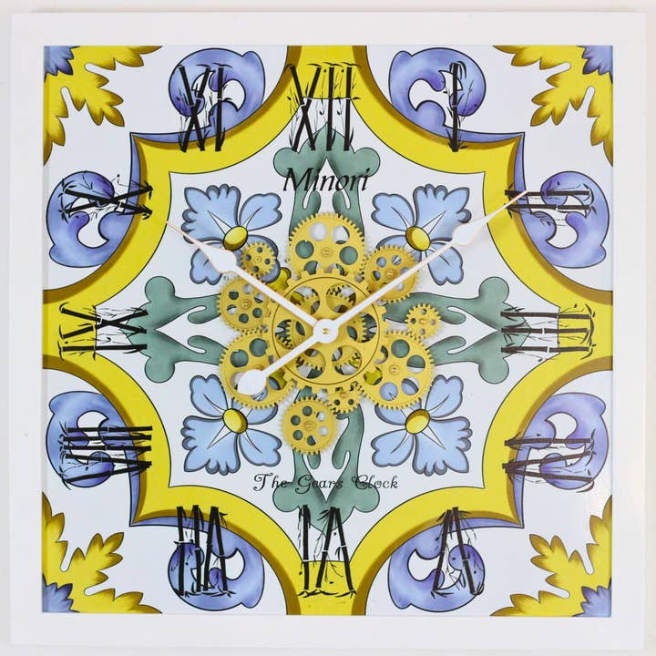 The Gears Clock - Wholesale Wall Clock - ITALY LINE WALL CLOCK SQUARE 24 INCH MINORI8