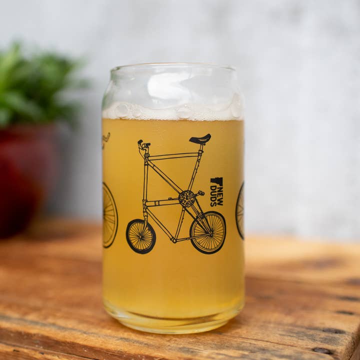 Bikes Can Glass for wholesale by New Duds