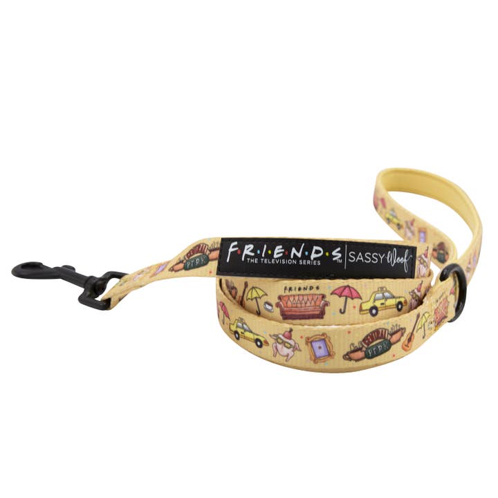 Dog Leash - Friends (Yellow) for wholesale by SASSY WOOF